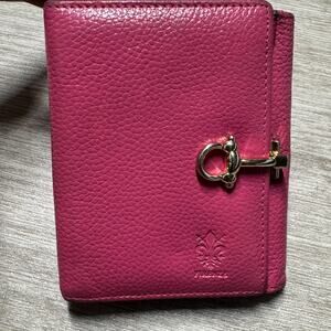 Firenze Wallet Vera Pelle Bi-Fold Multicolor Horse Bit Closure Genuine Leather